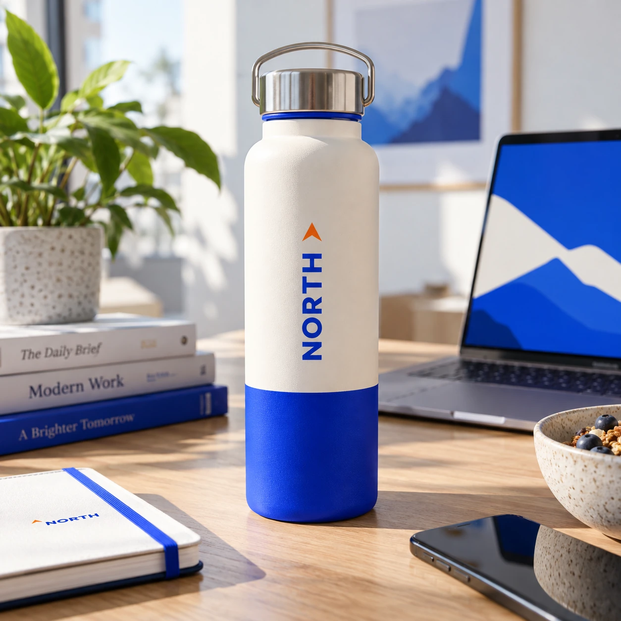 Illustrative bespoke physical branding products