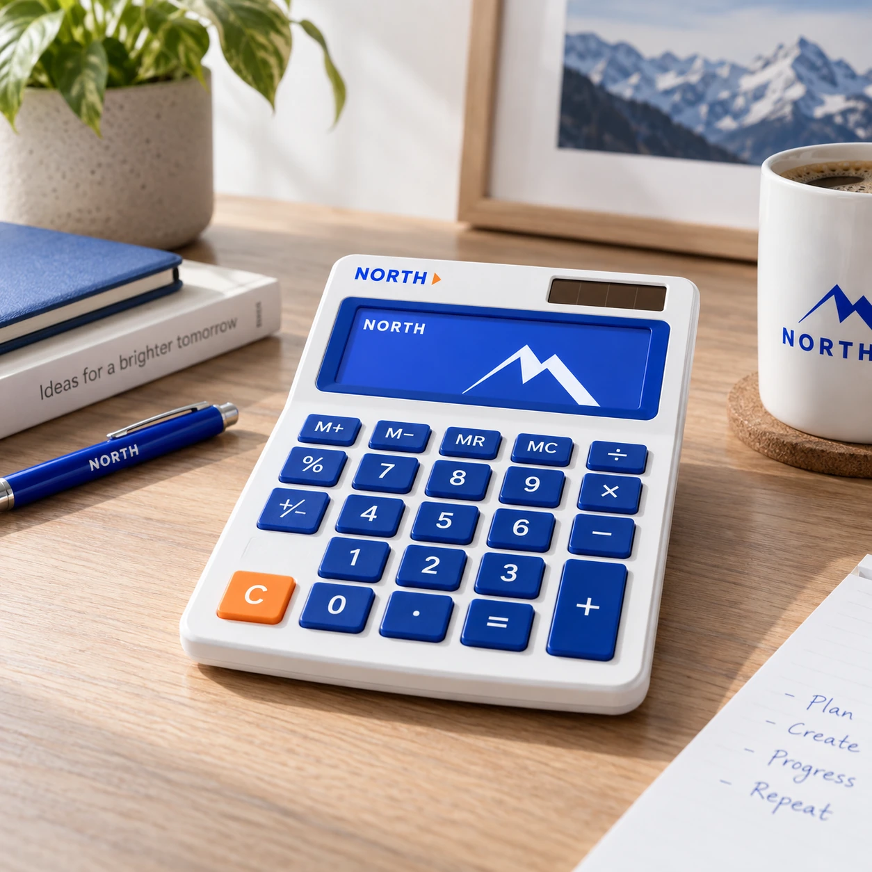 Illustrative branded calculators