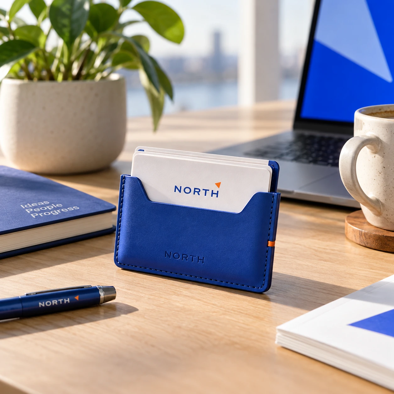 Illustrative branded card holders