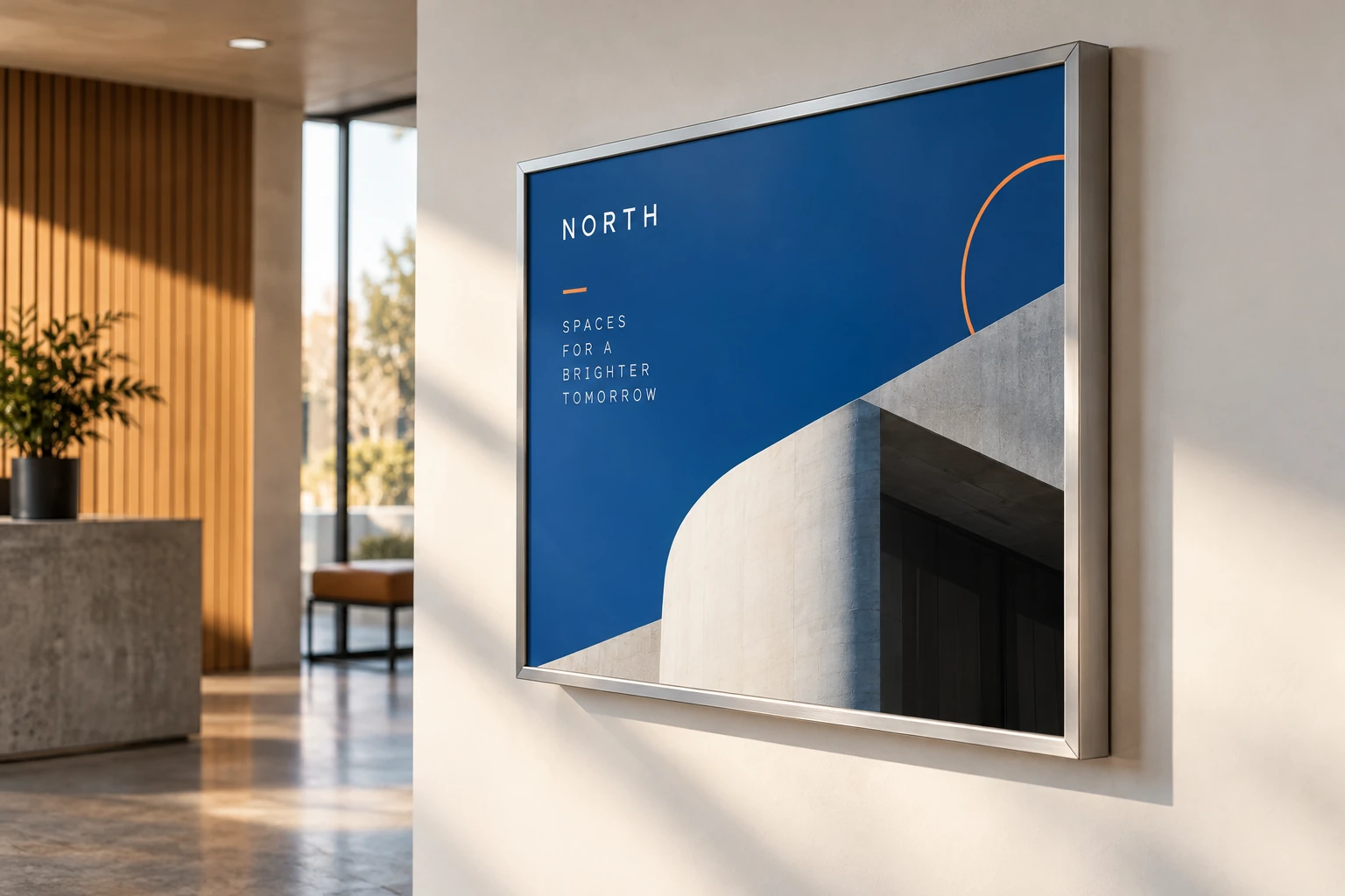 Illustrative branded display frames