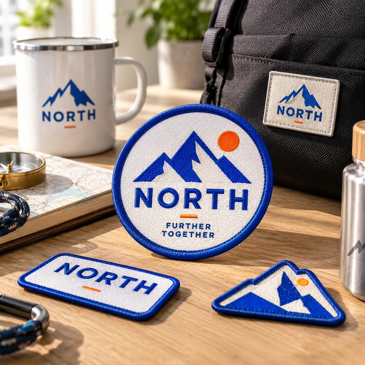 Illustrative branded patches