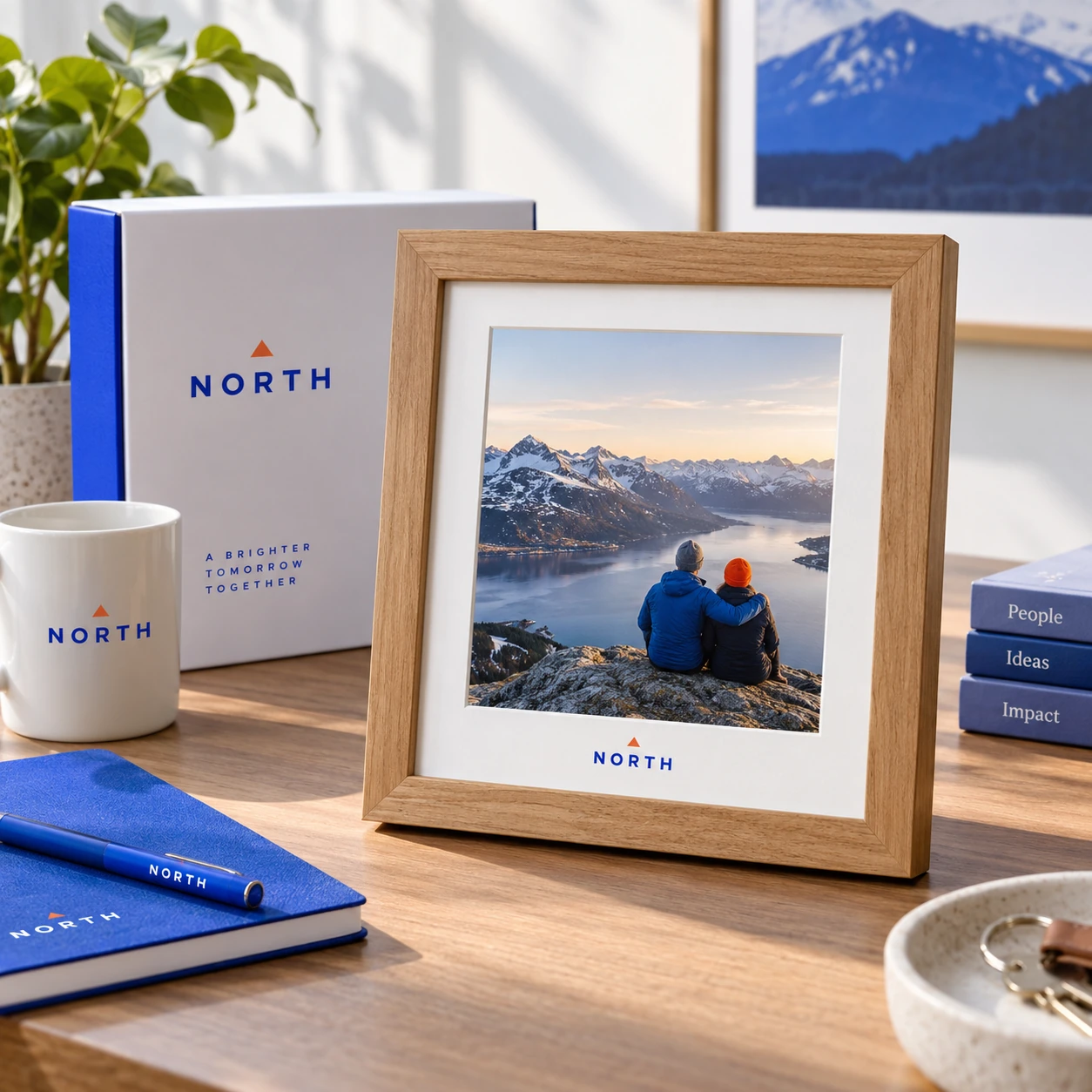 Illustrative branded photo frames