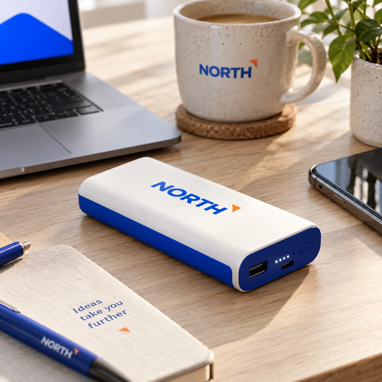 Illustrative branded power banks