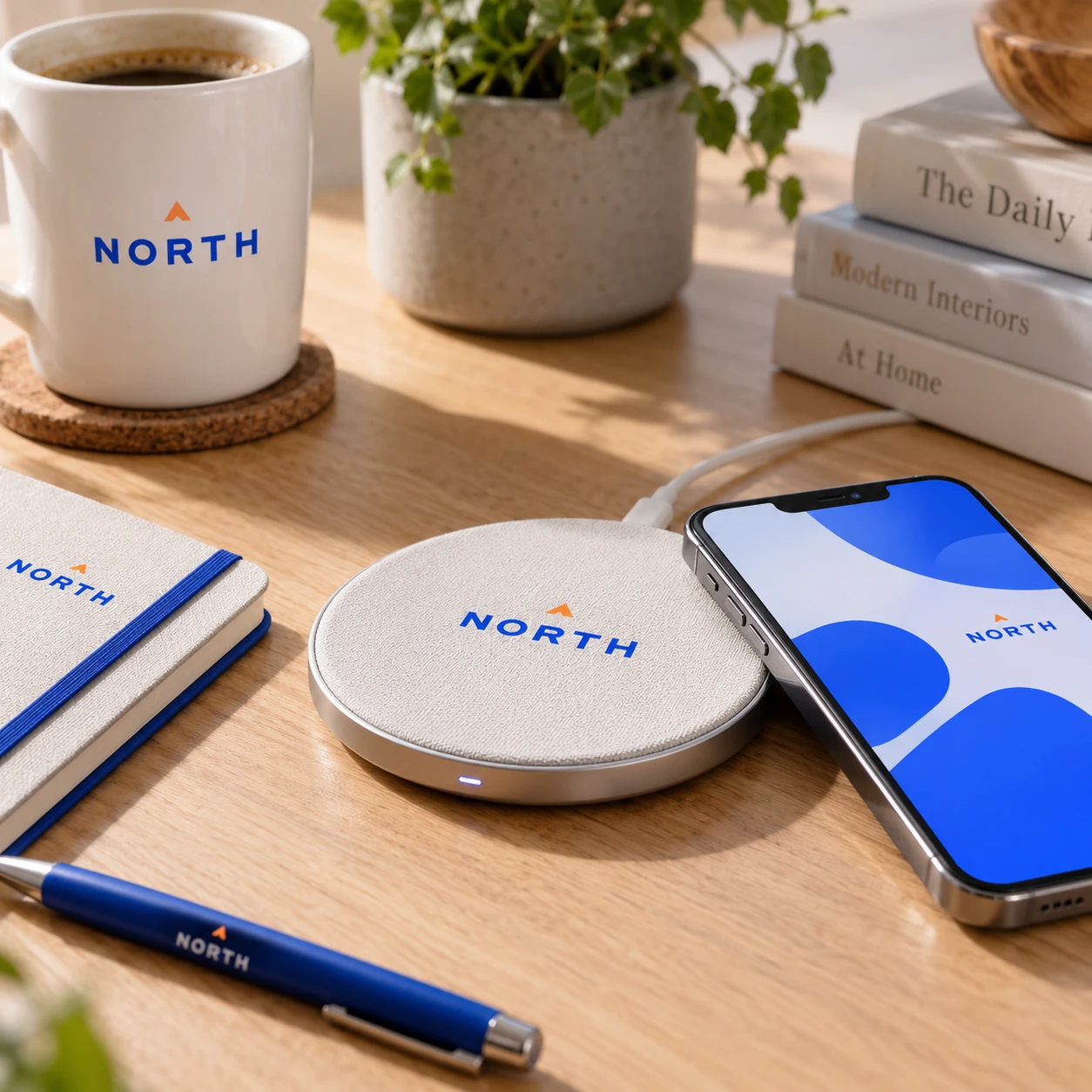 Illustrative branded wireless chargers