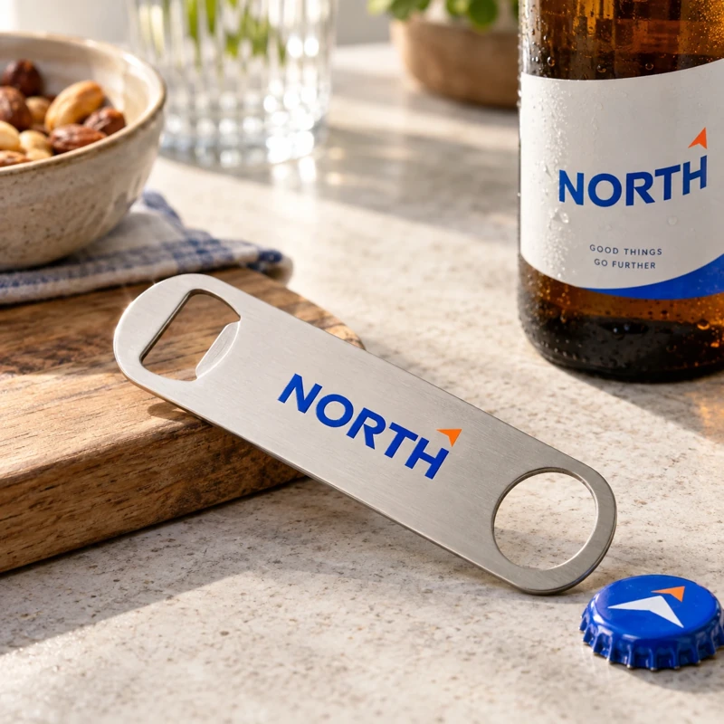 Illustrative branded bottle openers