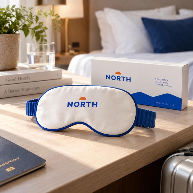 Illustrative branded eye masks