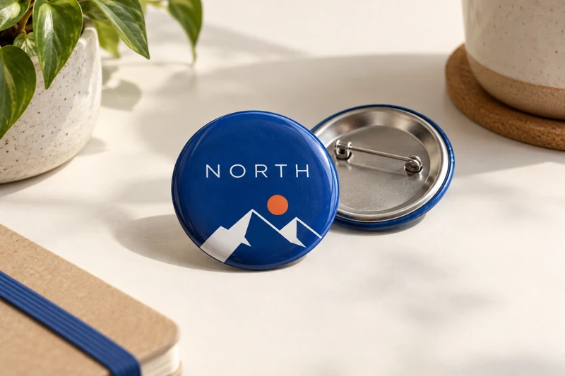 Illustrative button badges