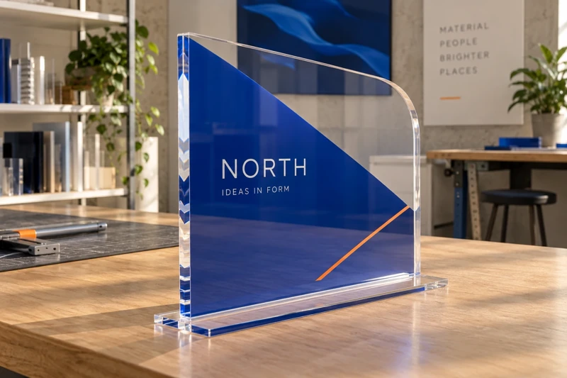Illustrative custom acrylic components