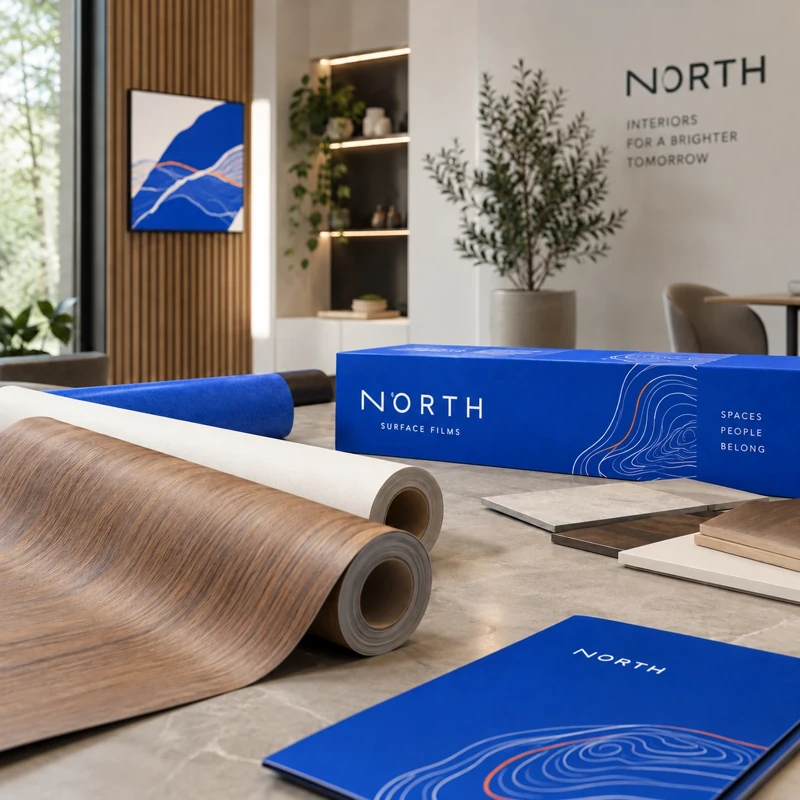 Illustrative decorative surface films