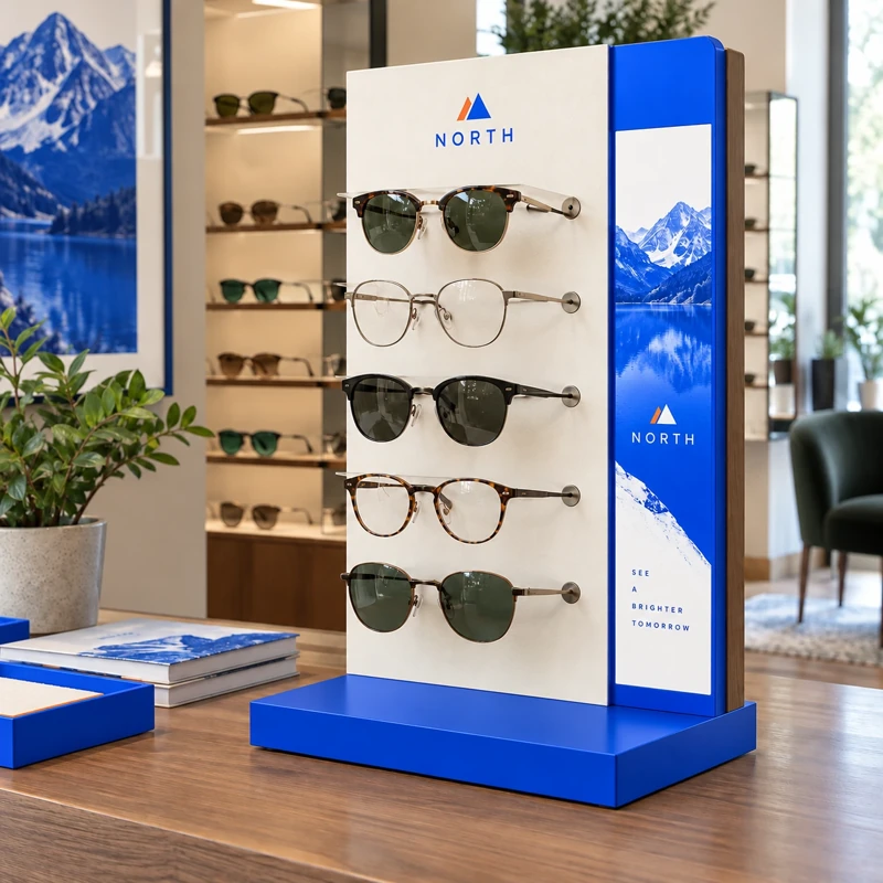 Illustrative eyewear displays