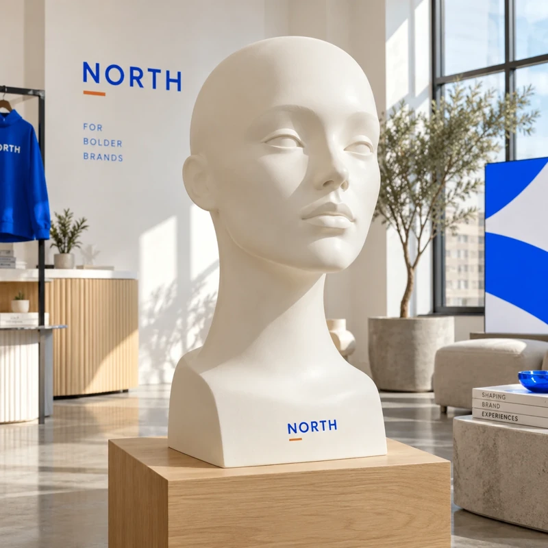 Illustrative fibreglass display forms