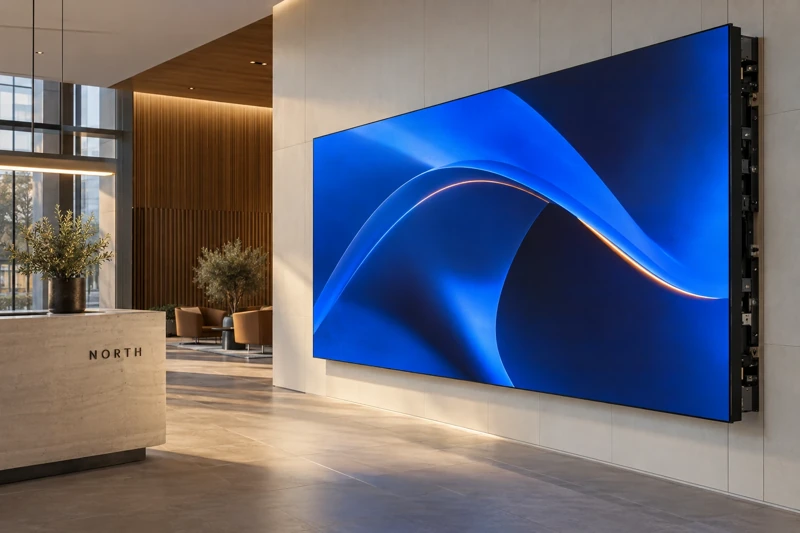 Illustrative indoor led walls