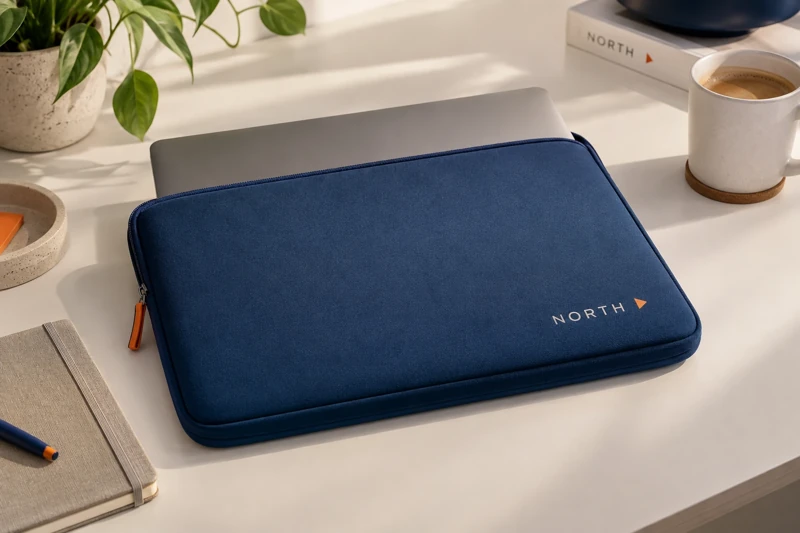 Illustrative laptop sleeves