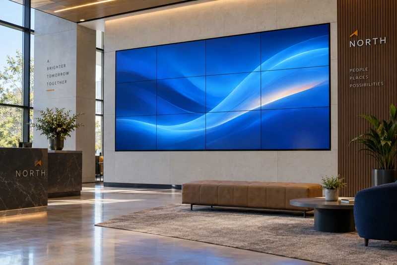 Illustrative lcd video walls