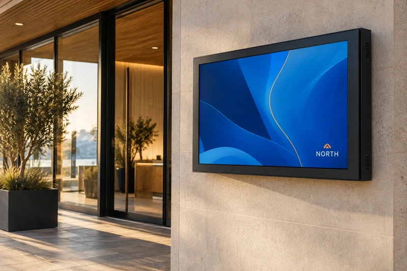 Illustrative outdoor digital displays
