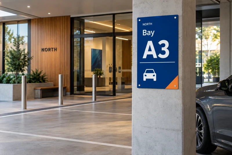 Illustrative parking signs