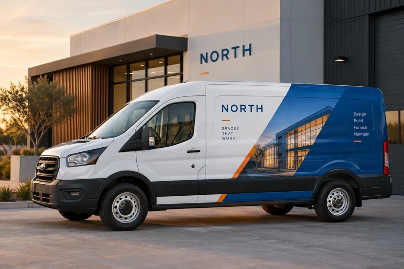Illustrative partial vehicle wraps