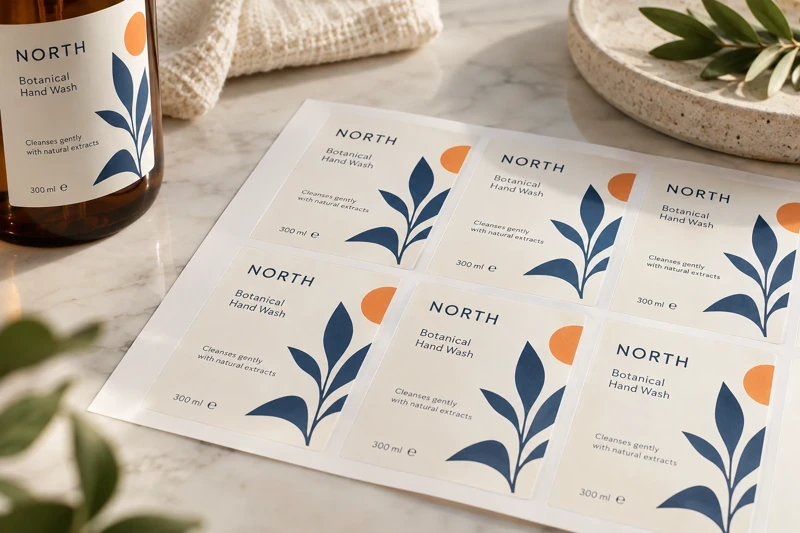 Illustrative product labels