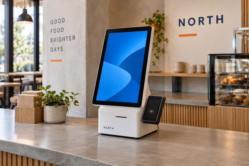 Illustrative self-ordering kiosks