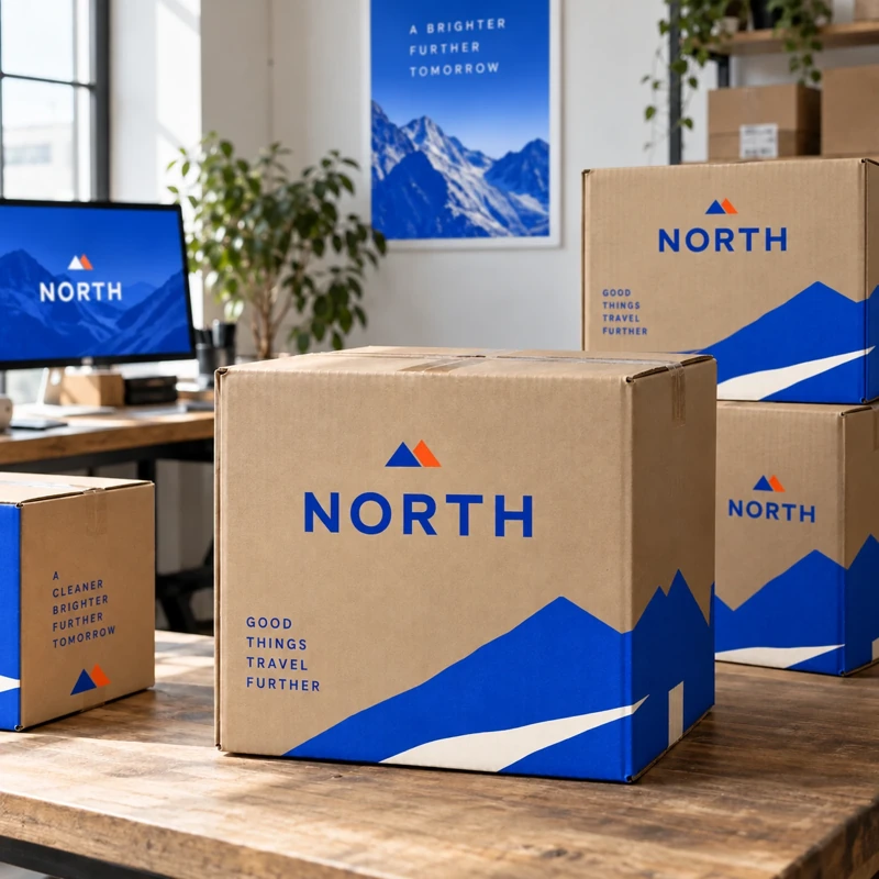 Illustrative shipping cartons