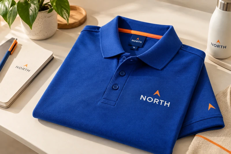 Illustrative uniform polo shirts