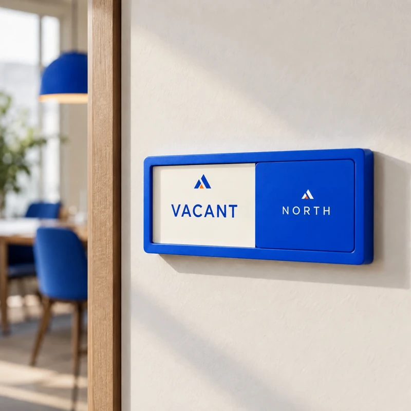 Illustrative vacant and occupied signs