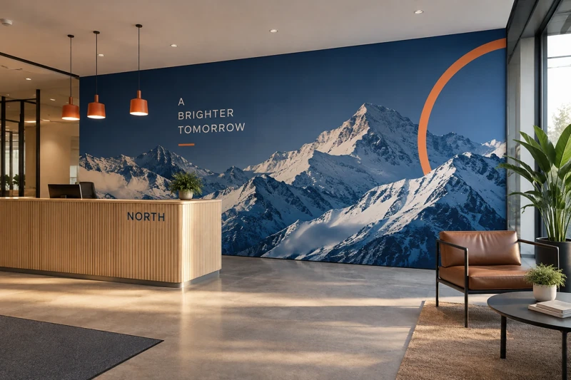 Illustrative wall murals