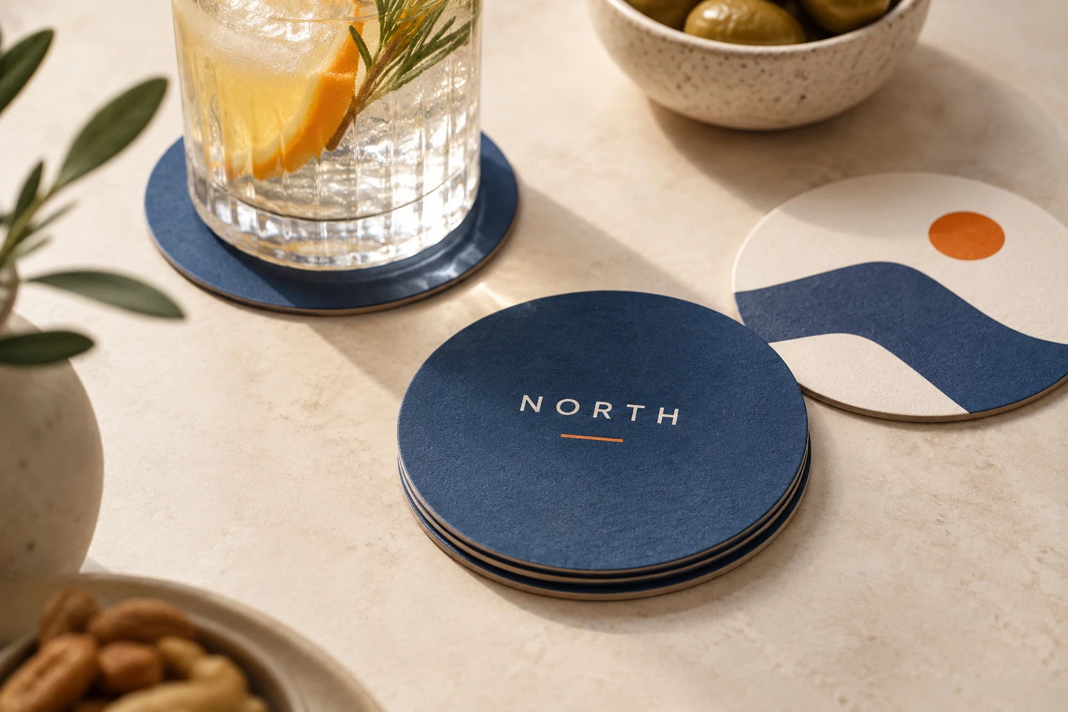 Illustrative coasters