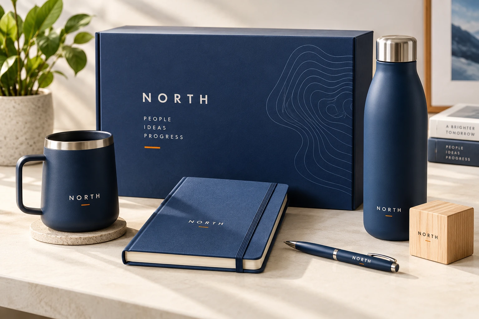 Illustrative corporate gift sets