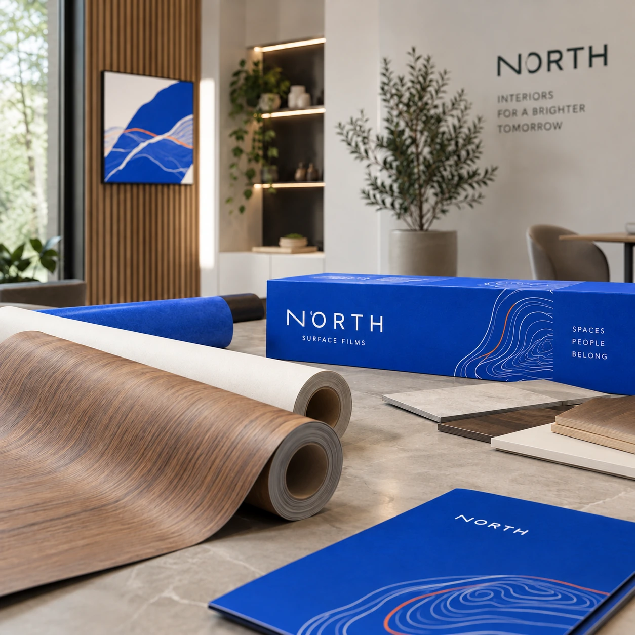 Illustrative decorative surface films