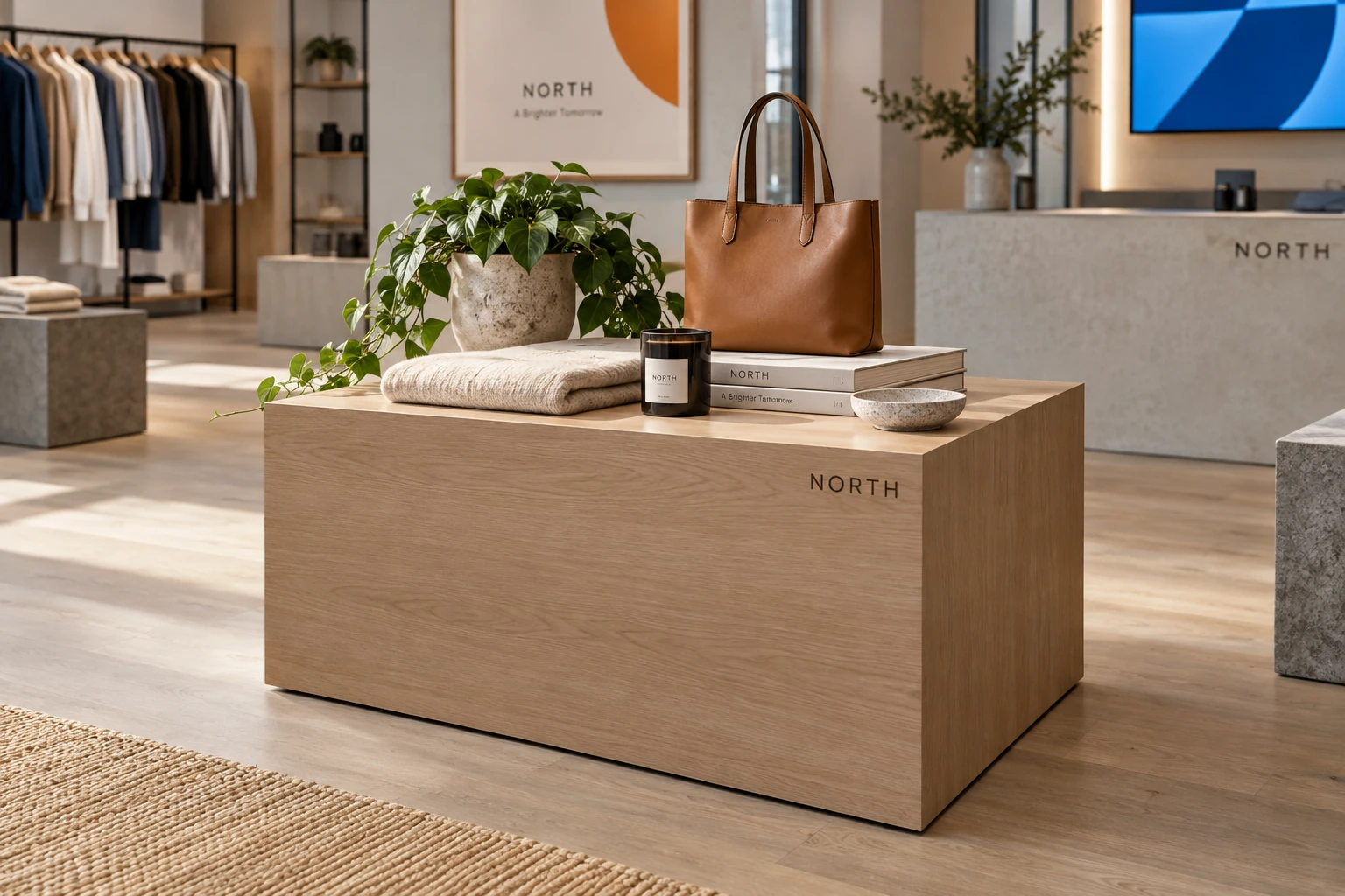 Illustrative display plinths
