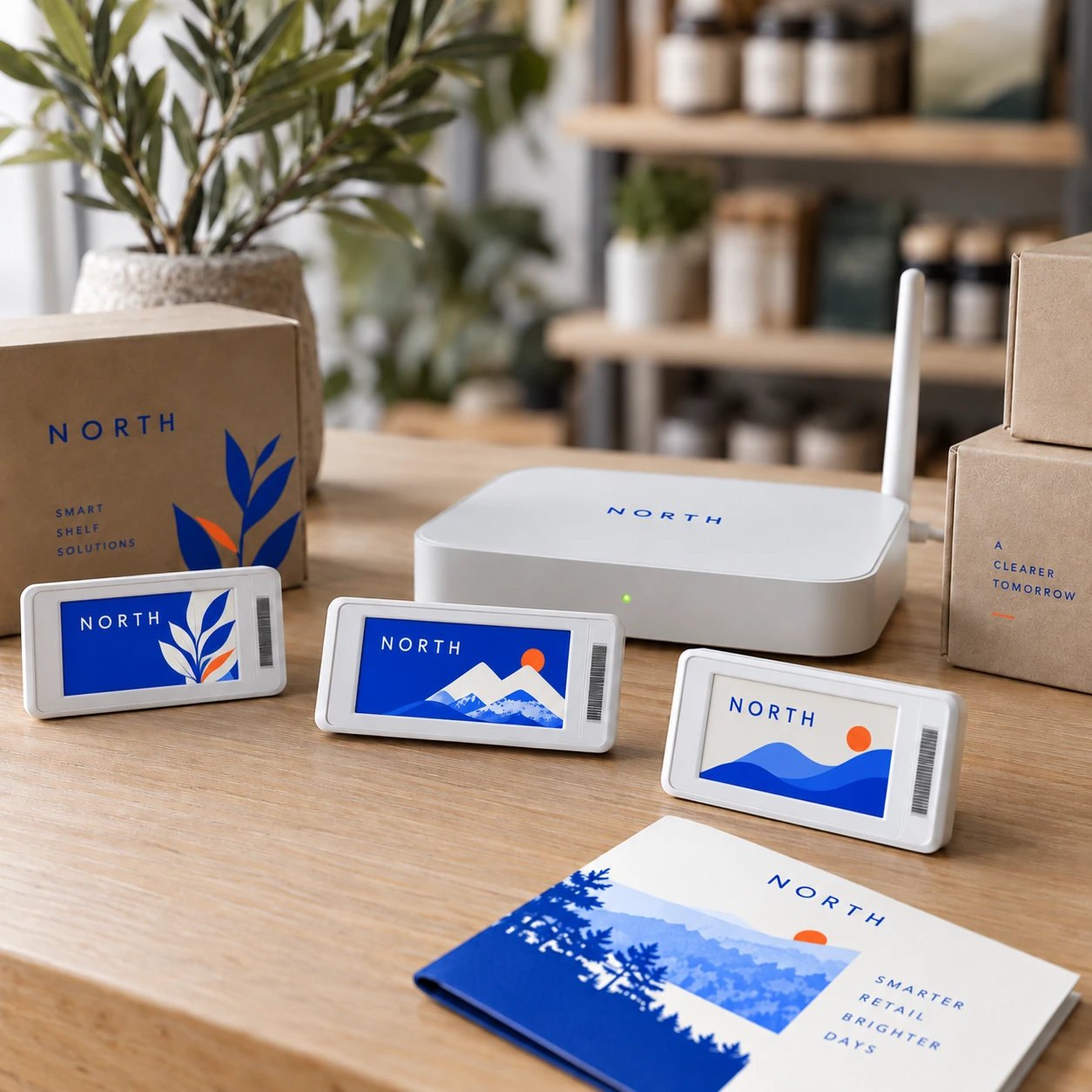 Illustrative electronic shelf labels
