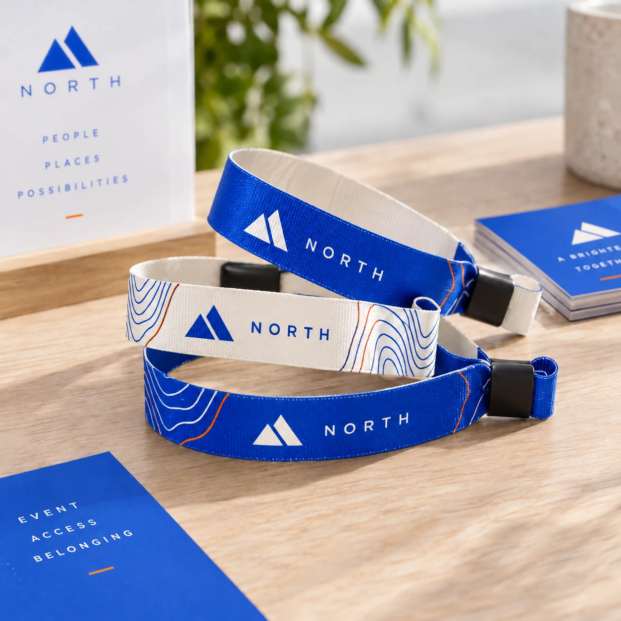 Illustrative event wristbands