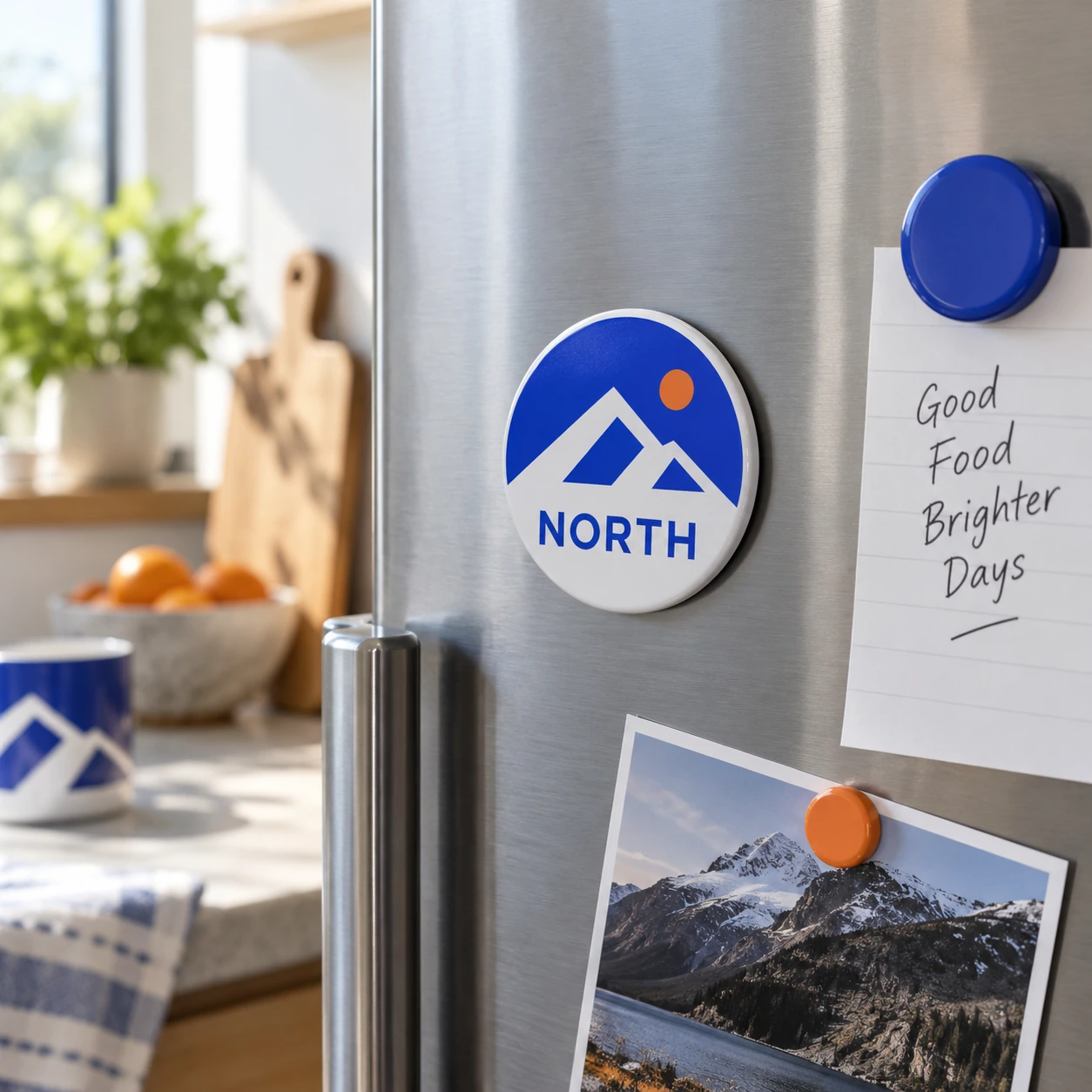 Illustrative fridge magnets