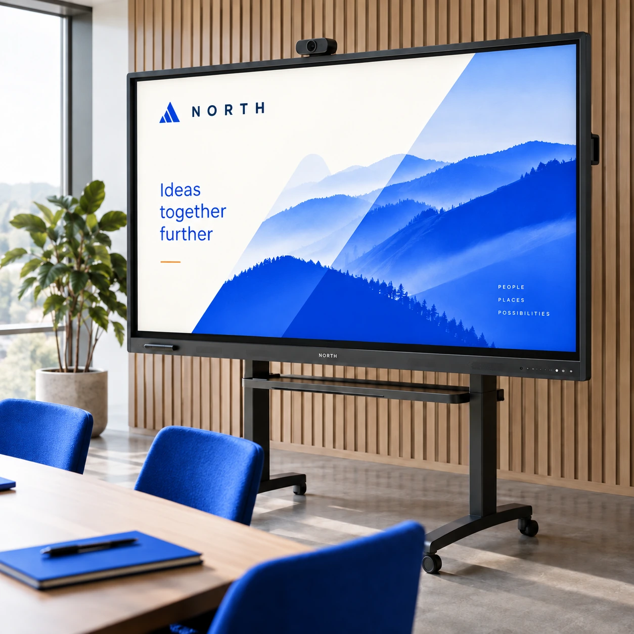 Illustrative interactive flat-panel displays