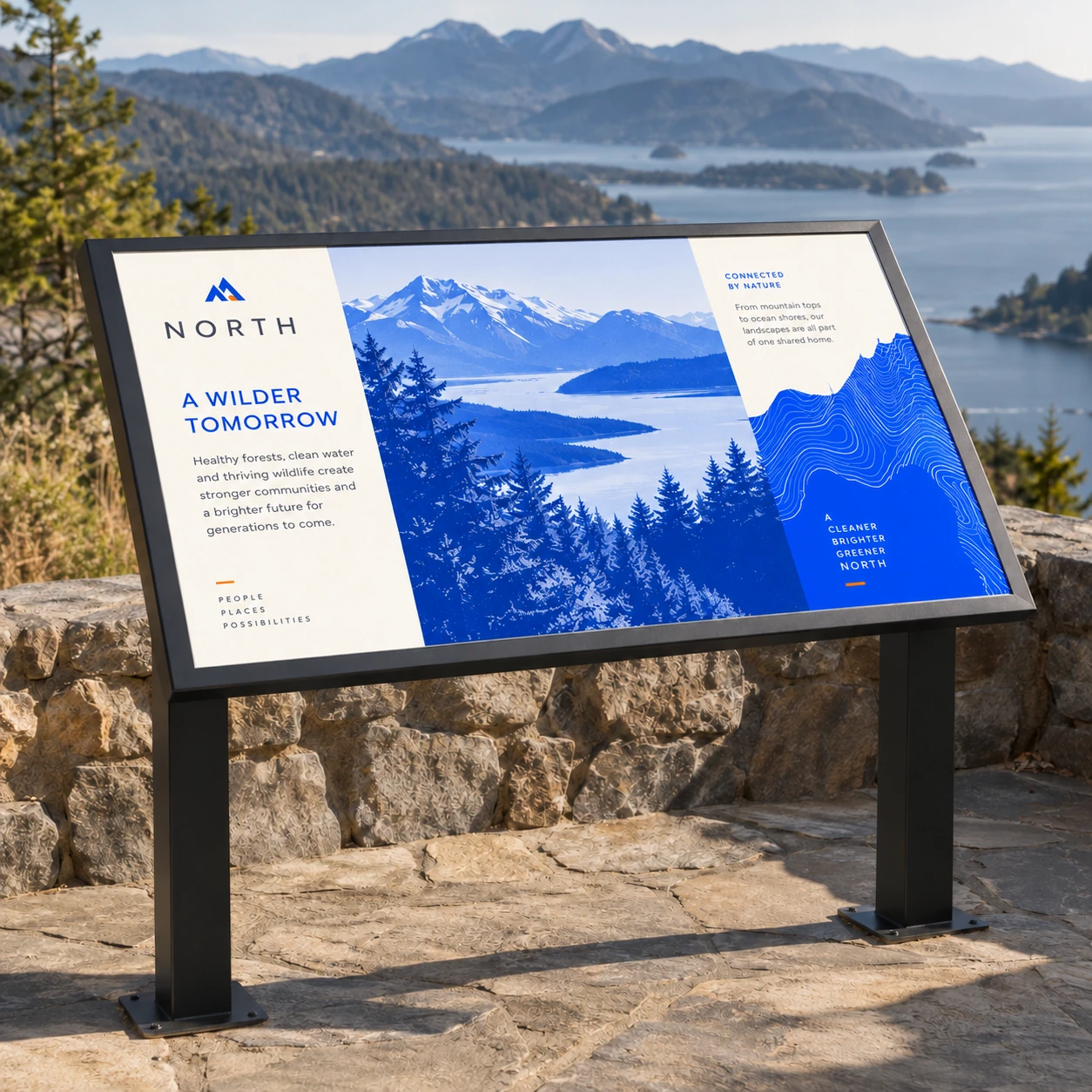 Illustrative interpretation panels