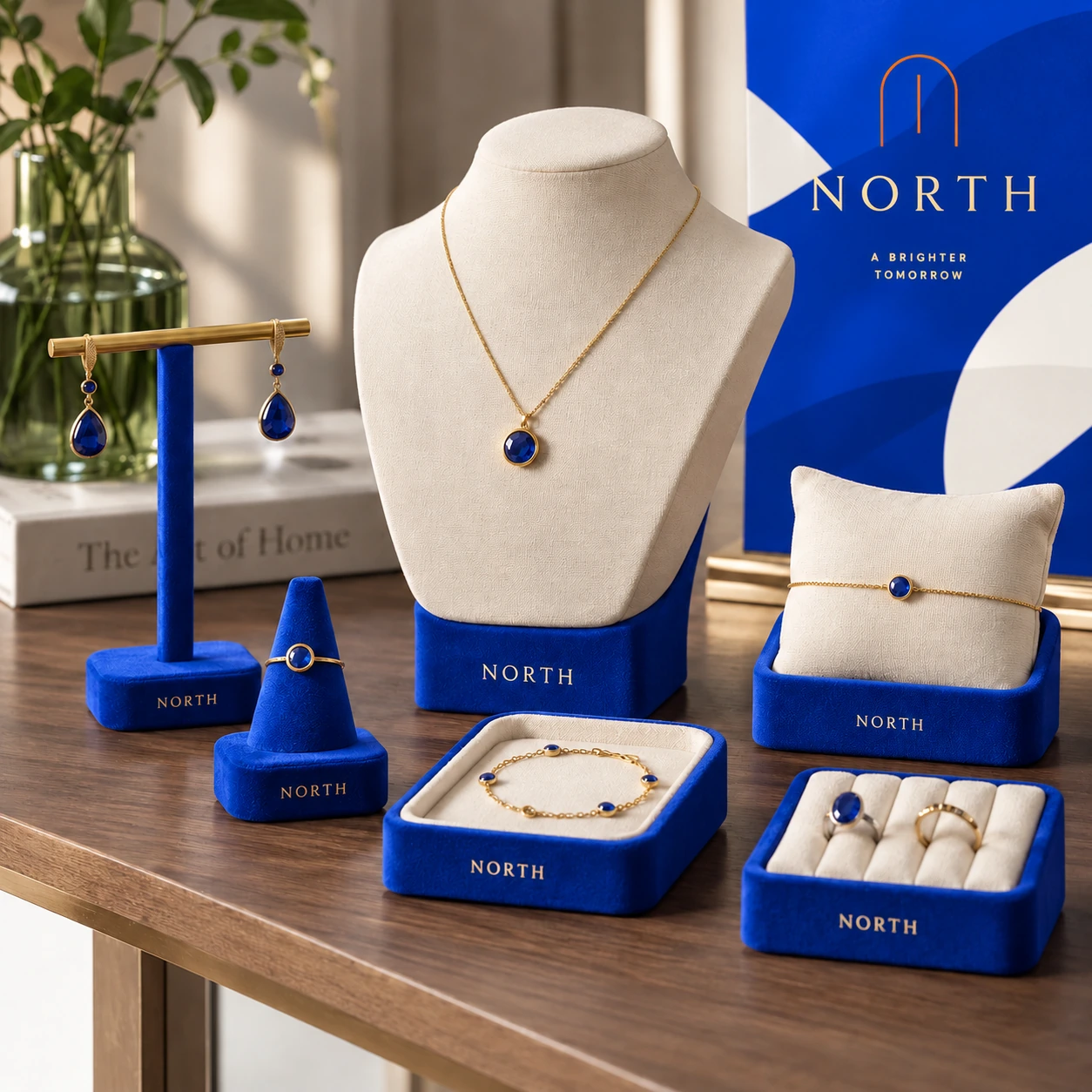 Illustrative jewellery displays