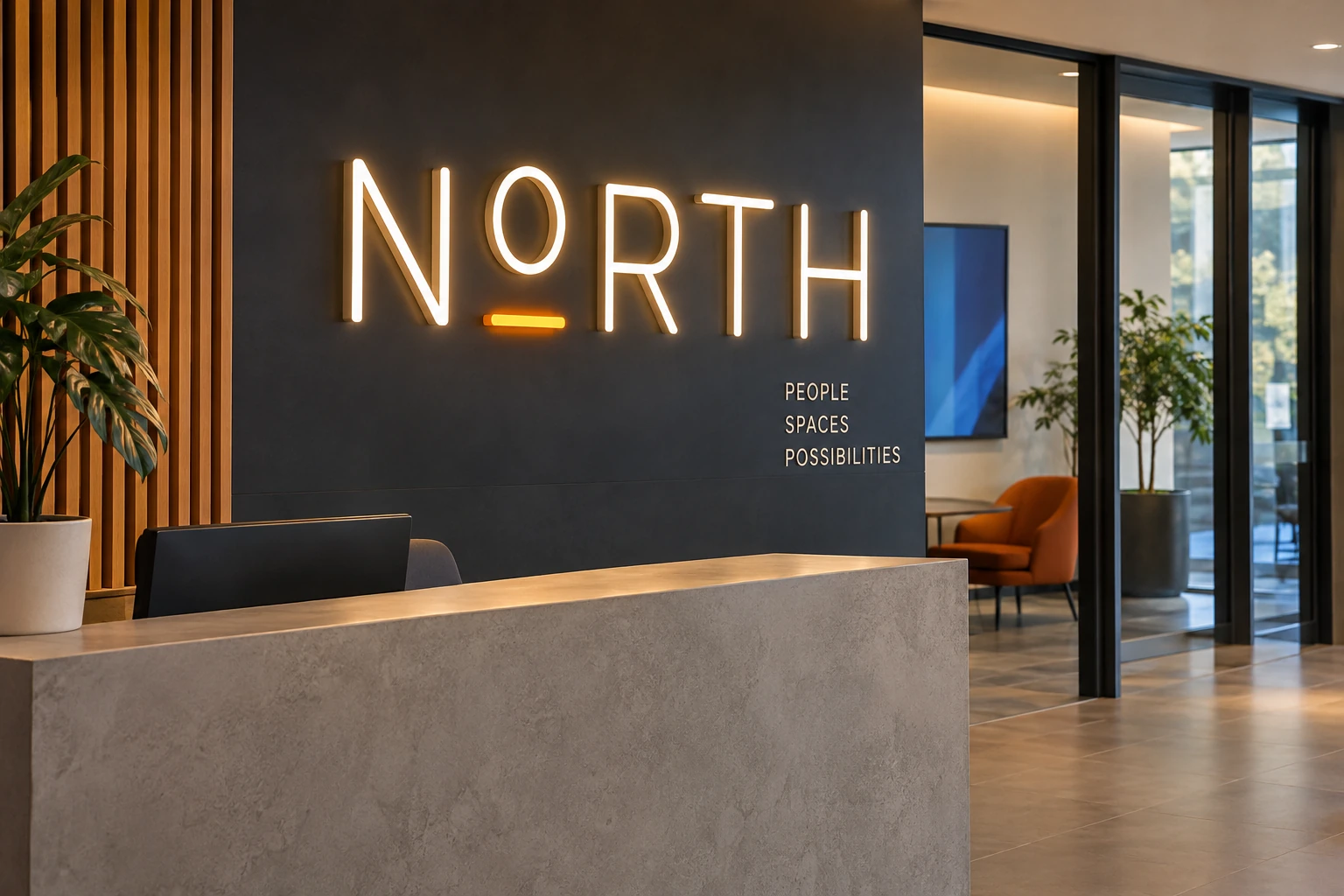 Illustrative led neon-style signs