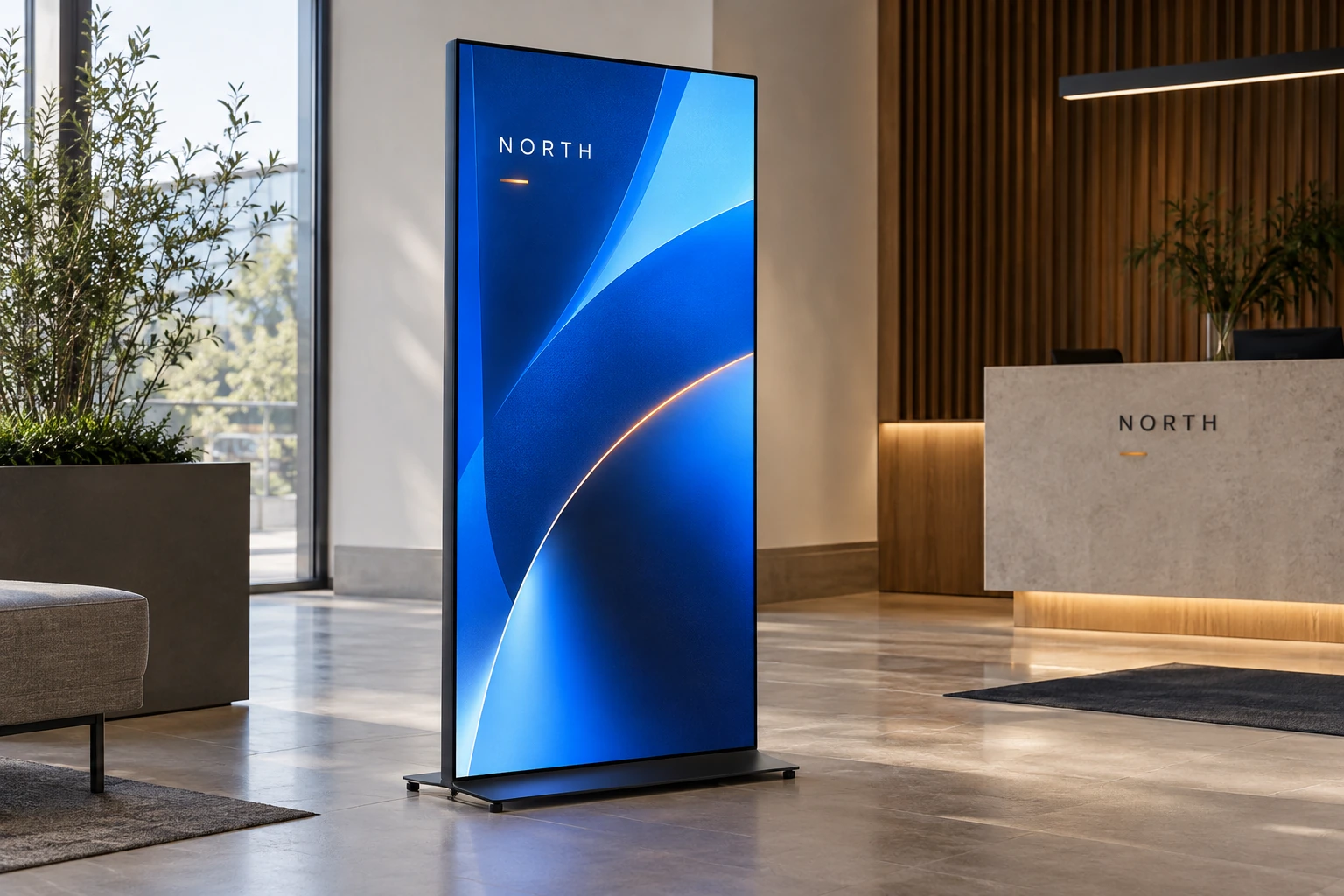 Illustrative led poster displays