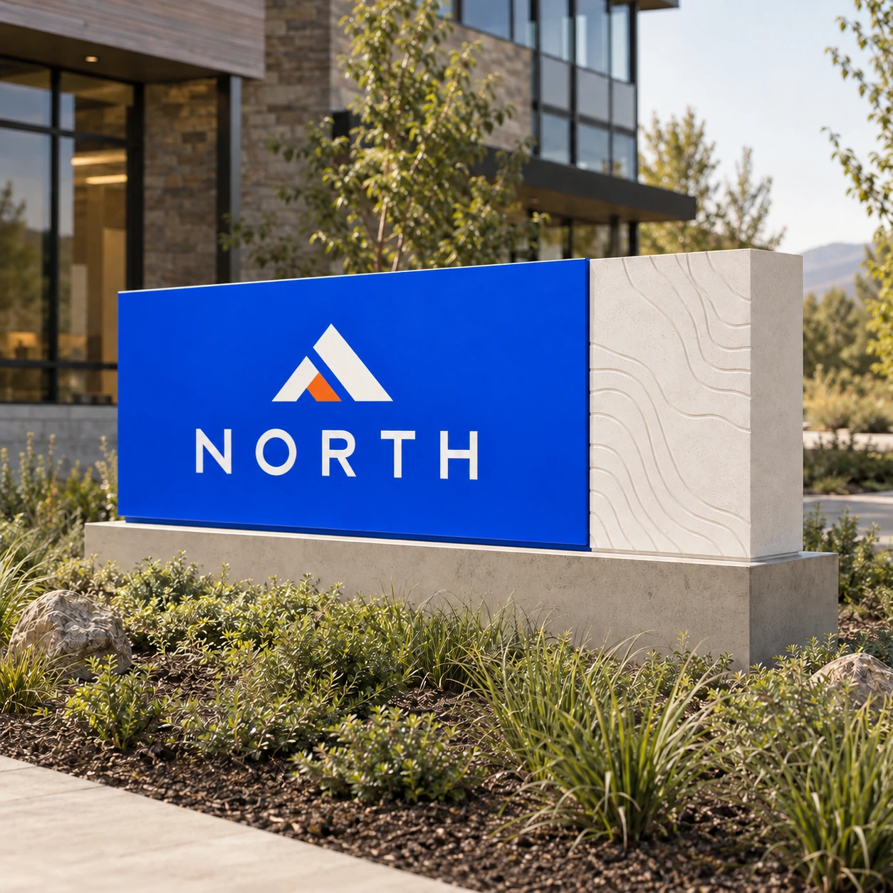 Illustrative monument signs