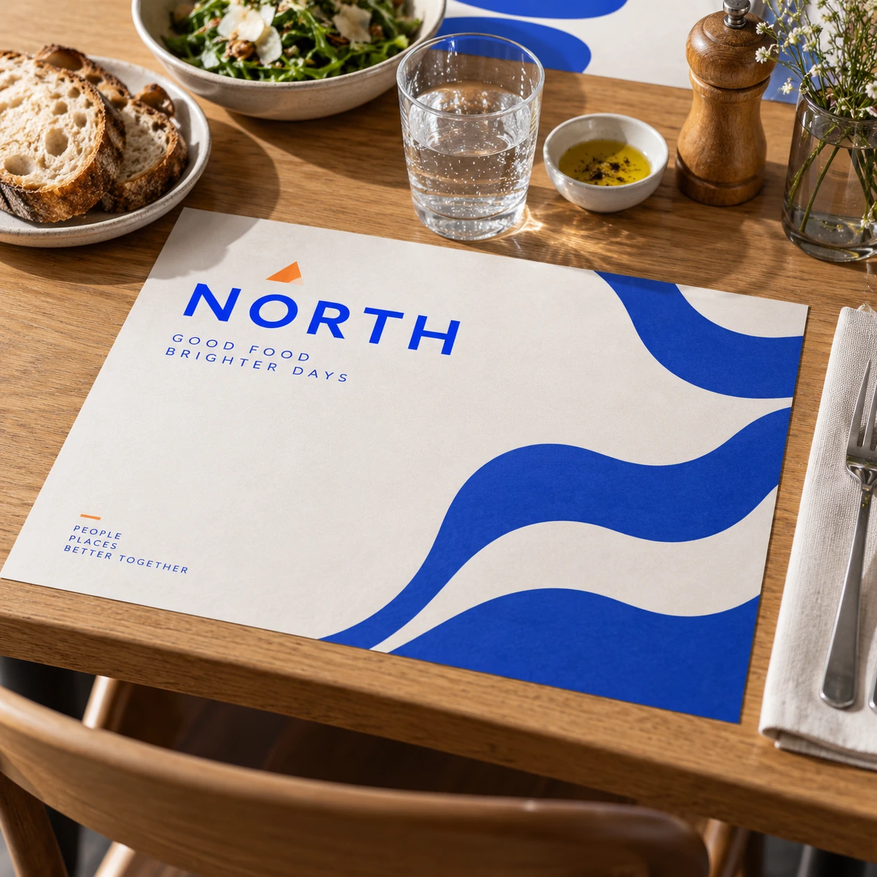 Illustrative paper placemats