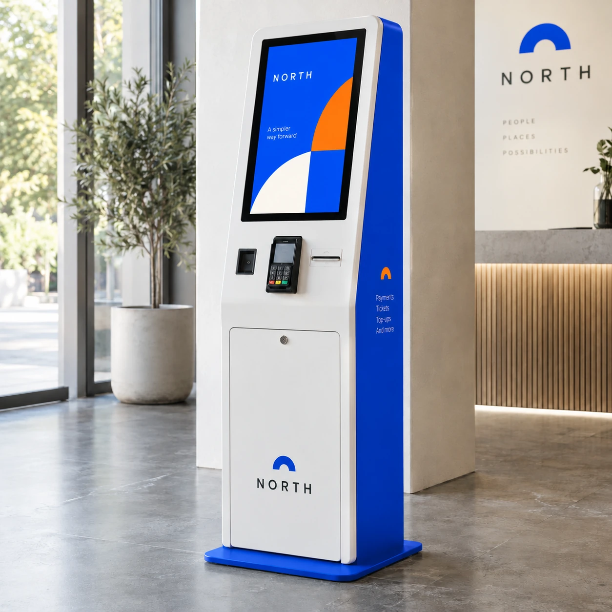 Illustrative payment kiosks