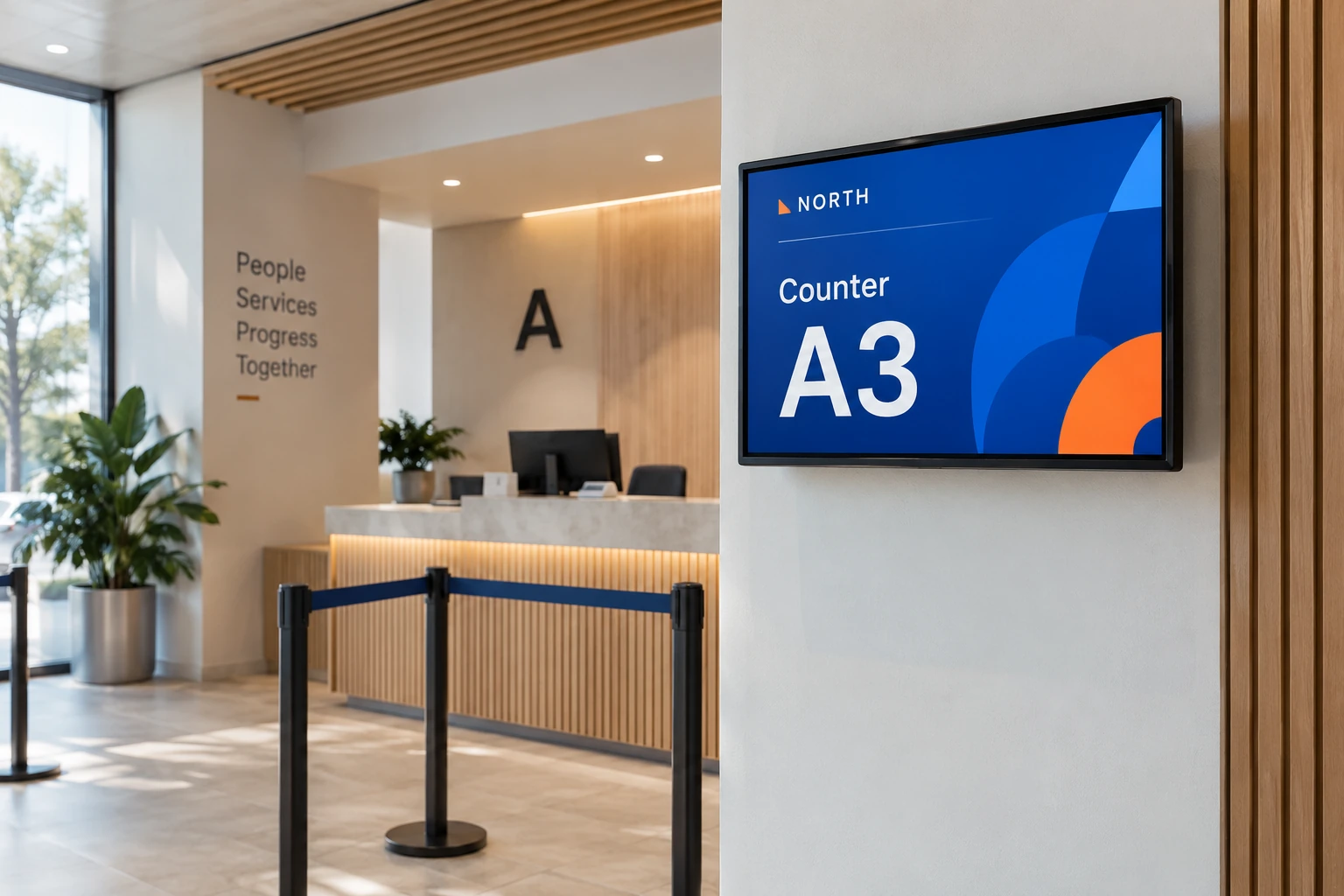 Illustrative queue information displays