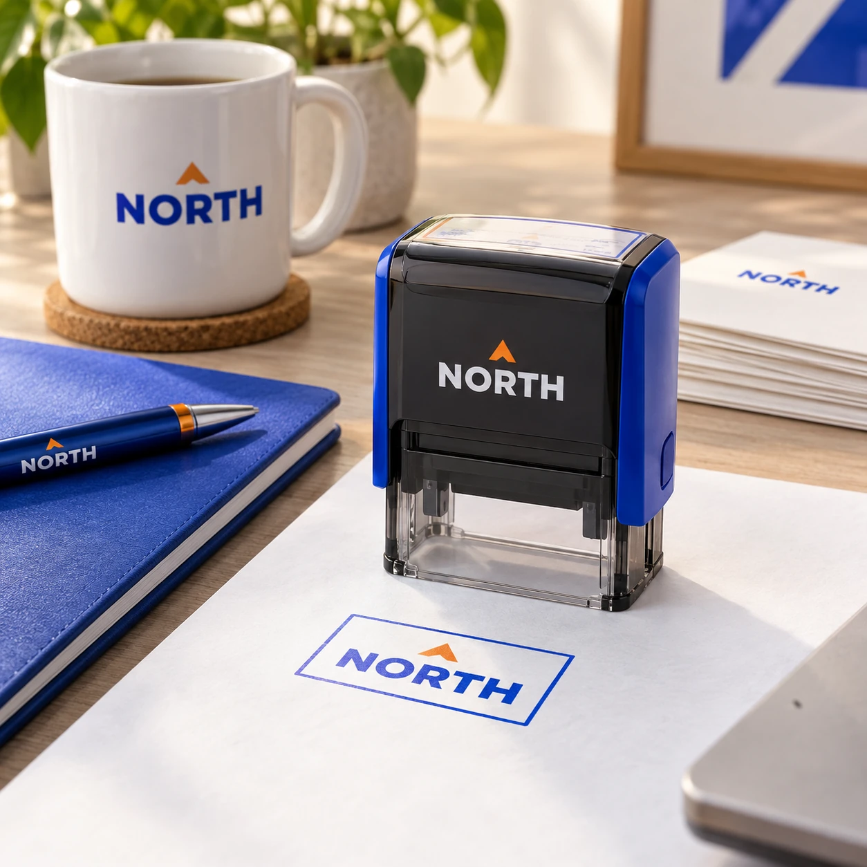 Illustrative rubber stamps