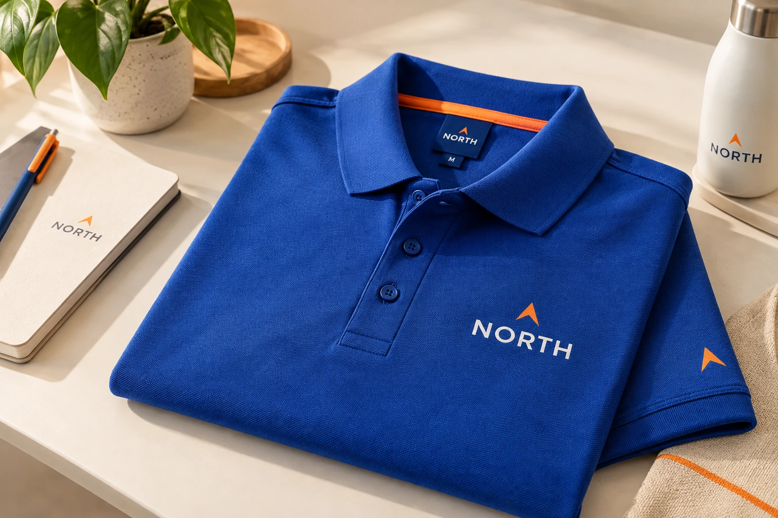 Illustrative uniform polo shirts