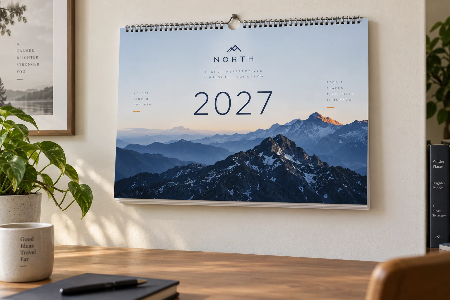 Illustrative wall calendars