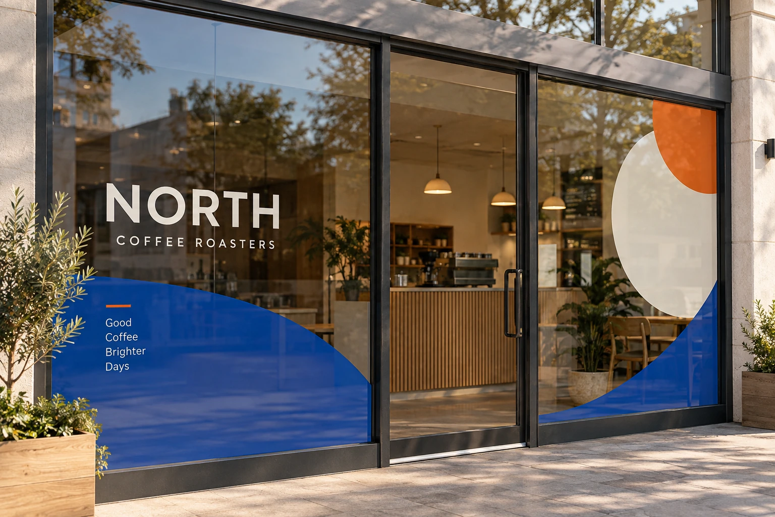 Illustrative window graphics